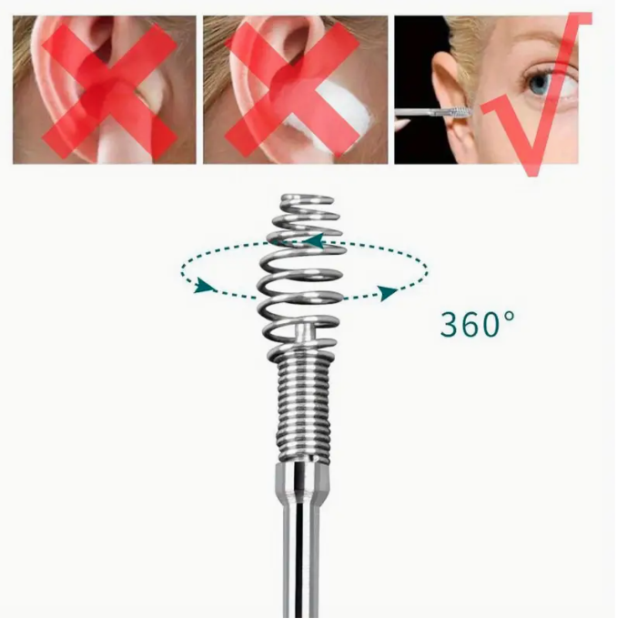 KIT curățarea în siguranță a urechilor 1 set + 1 set GRATIS