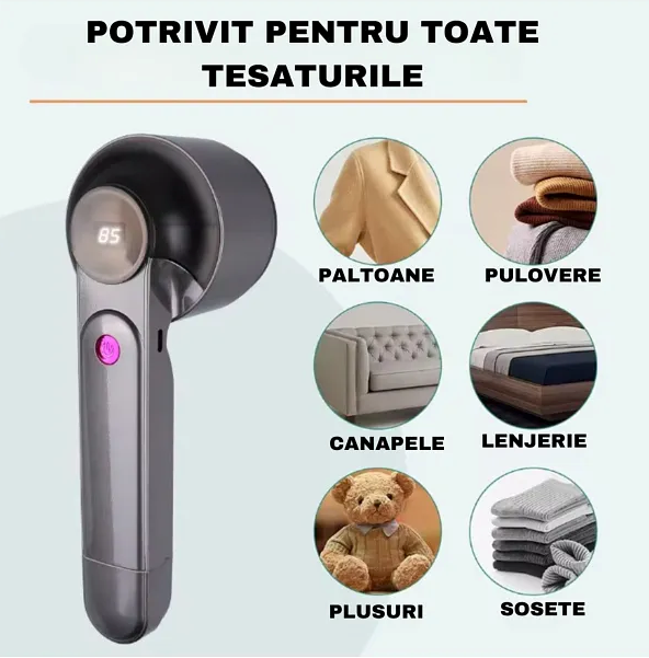 Aparat de curatat scame pentru toate tipurile de haine | LEMARO