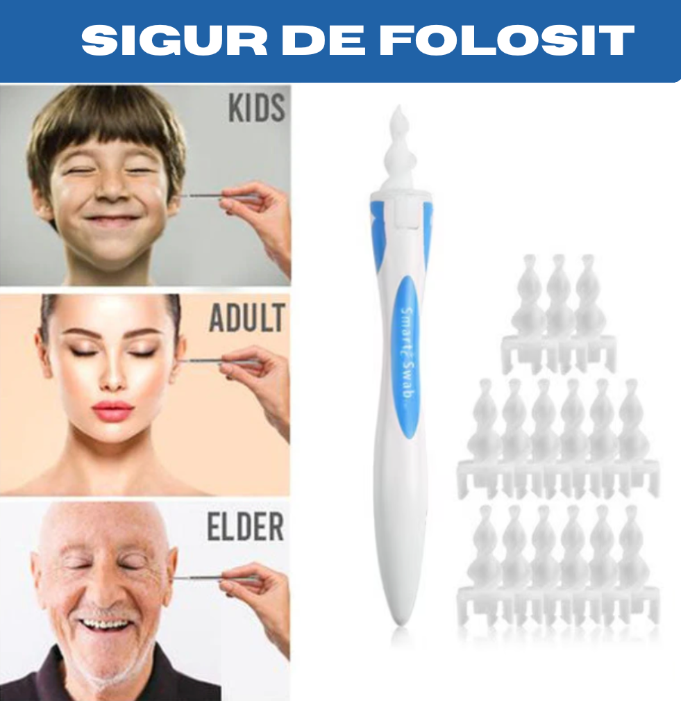 KIT curățarea în siguranță a urechilor 1 set + 1 set GRATIS
