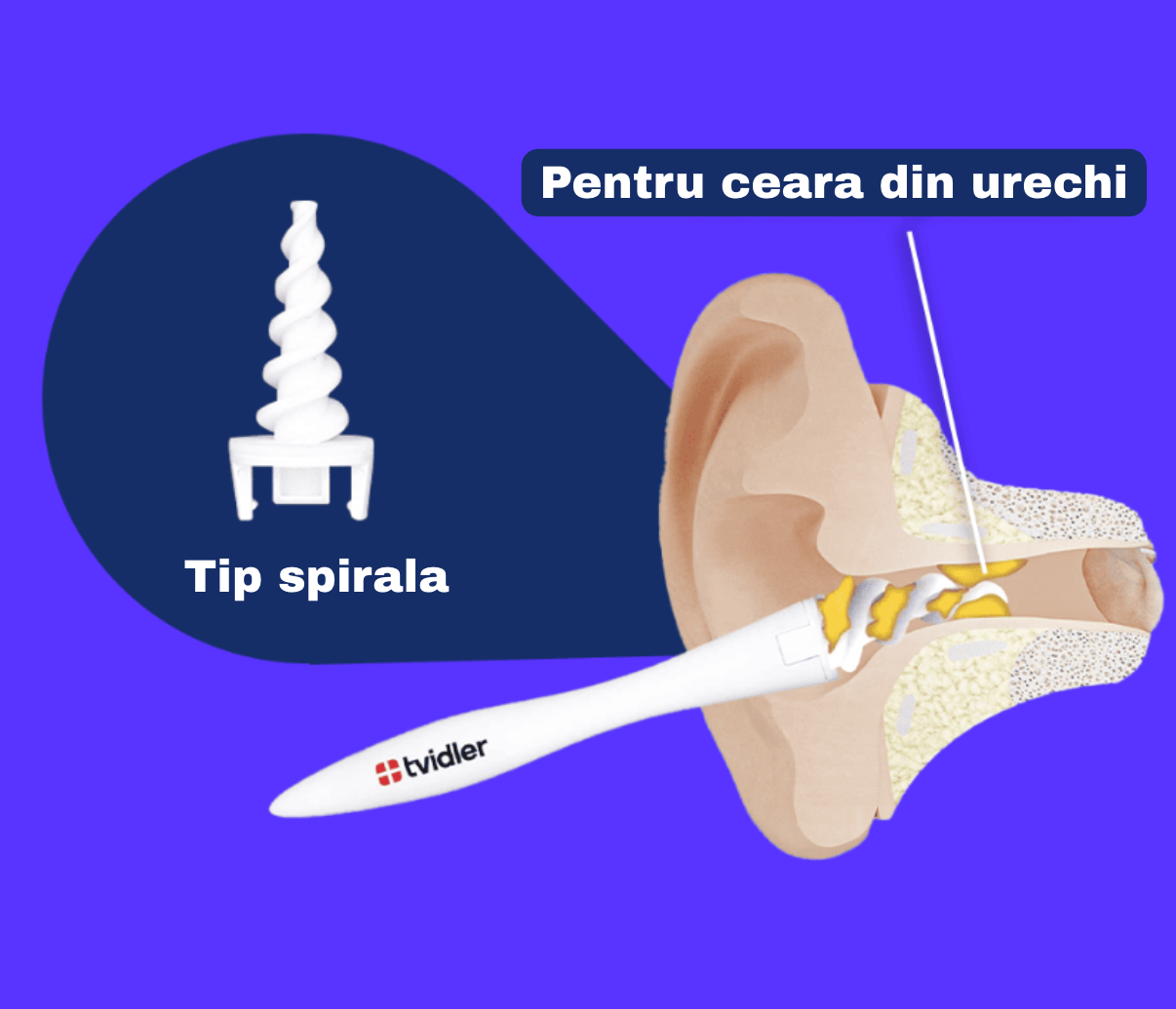KIT curățarea în siguranță a urechilor 1 set + 1 set GRATIS