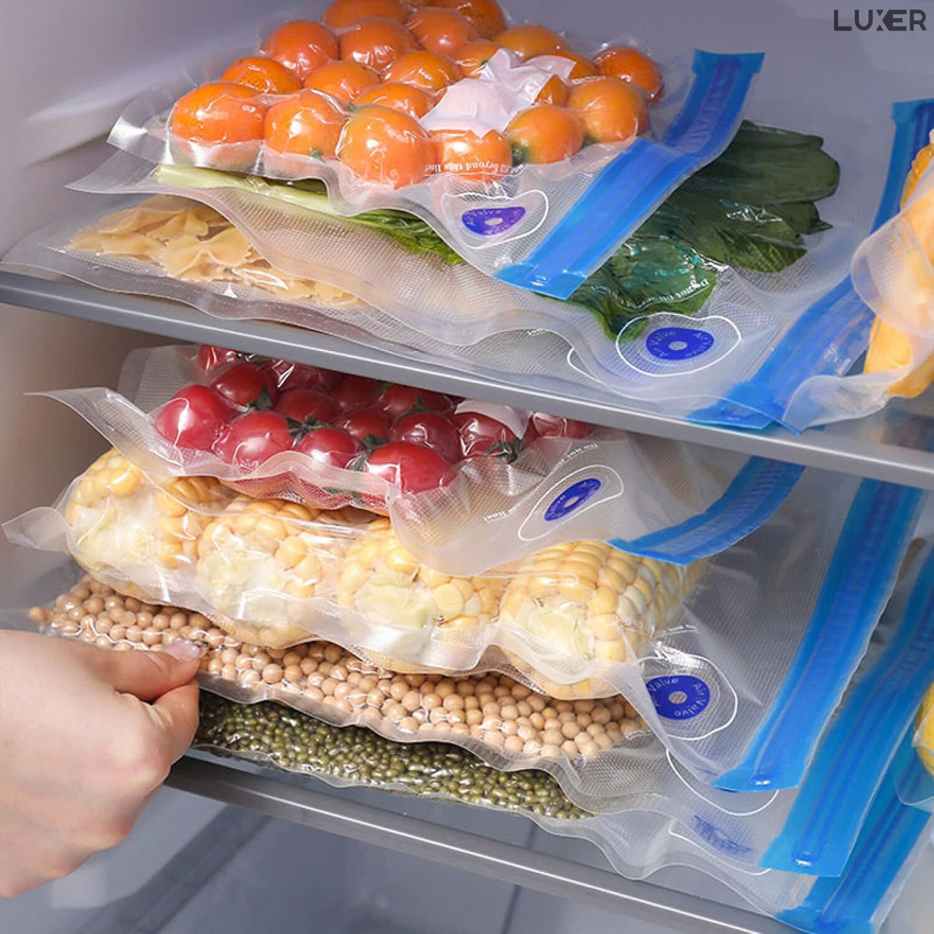 Set 10 Pungi Alimentare pentru Vidat Reutilizabile - SEALBAGS