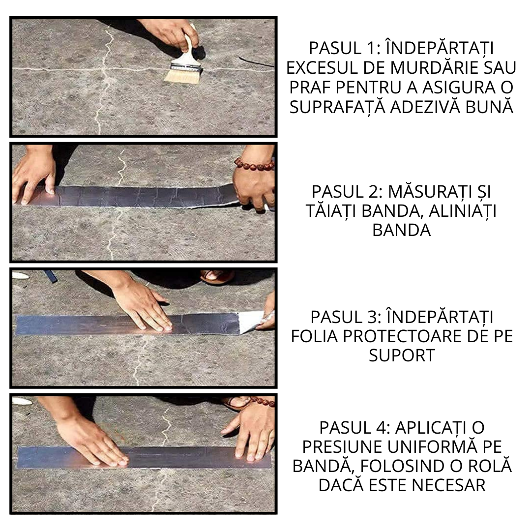 Bandă pentru crapaturi, scurgeri si infiltratii (1+1 GRATIS)