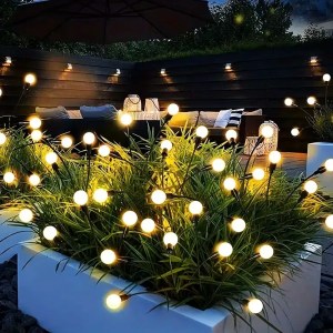Lampa LED decorativă tip licurici De Gradina 8 Bulbi | 1+1 GRATIS