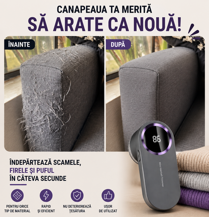 Aparat de curatat scame pentru Haine, Fotolii, Scaune și Saltele