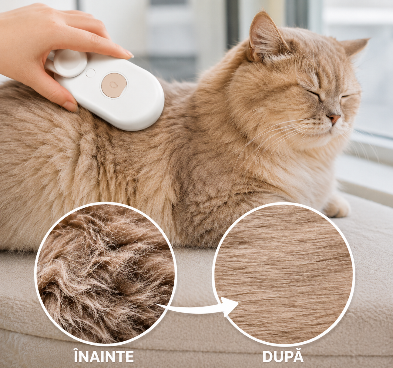 Perie Cu Abur Pentru Animale 1+1 GRATIS