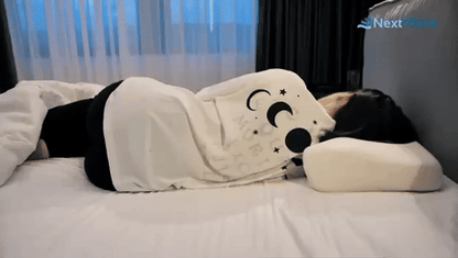 Perna cu spuma de memorie, reduce sforaitul, relaxeaza caile respiratorii