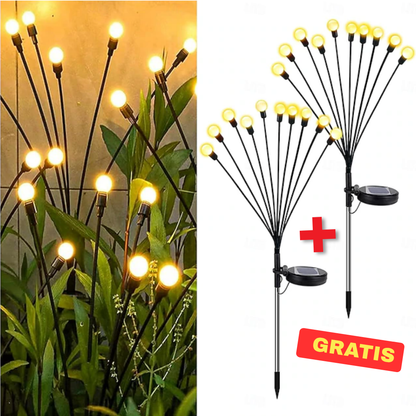Lampa LED decorativă tip licurici De Gradina 8 Bulbi | 1+1 GRATIS