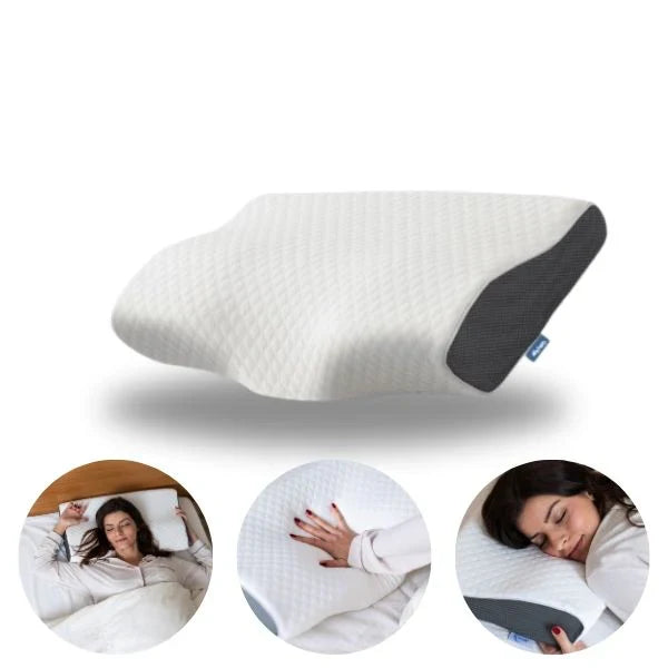 Perna cu spuma de memorie, reduce sforaitul, relaxeaza caile respiratorii