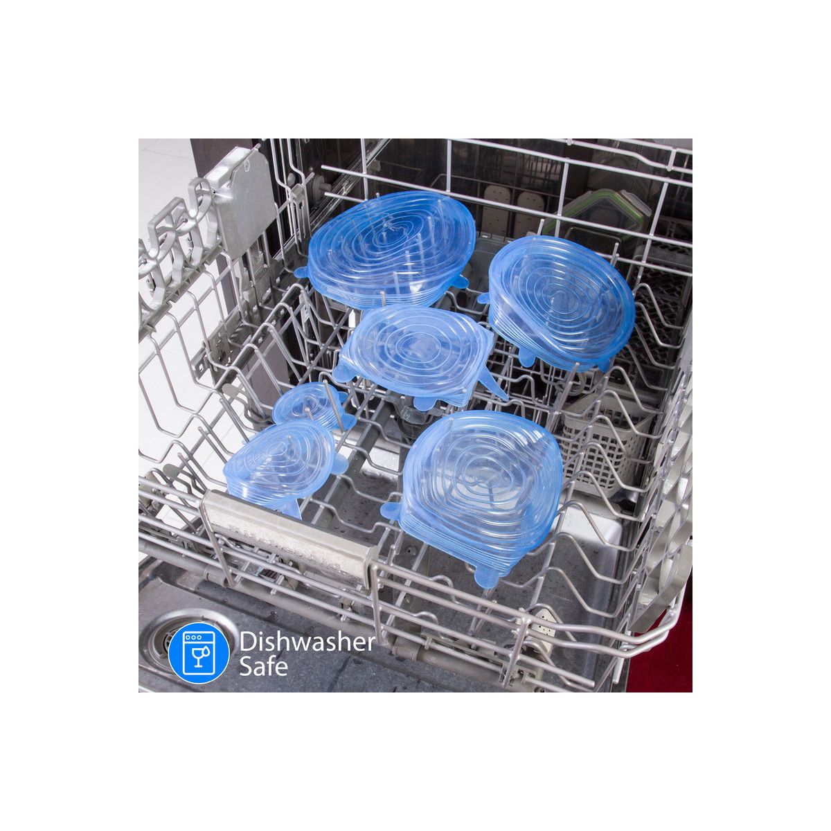 Capace din Silicon pentru Oale, Boluri și Borcane (6+6 GRATIS)