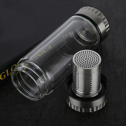 Sticla termica pentru ceai cu pereti dubli 300 ml