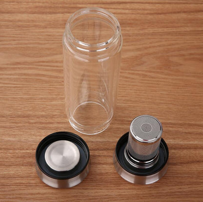 Sticla termica pentru ceai cu pereti dubli 300 ml