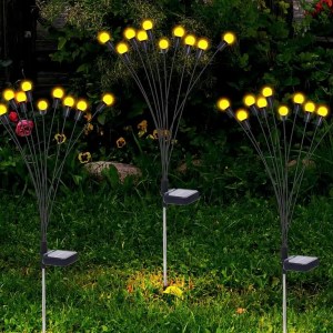 Lampa LED decorativă tip licurici De Gradina 8 Bulbi | 1+1 GRATIS